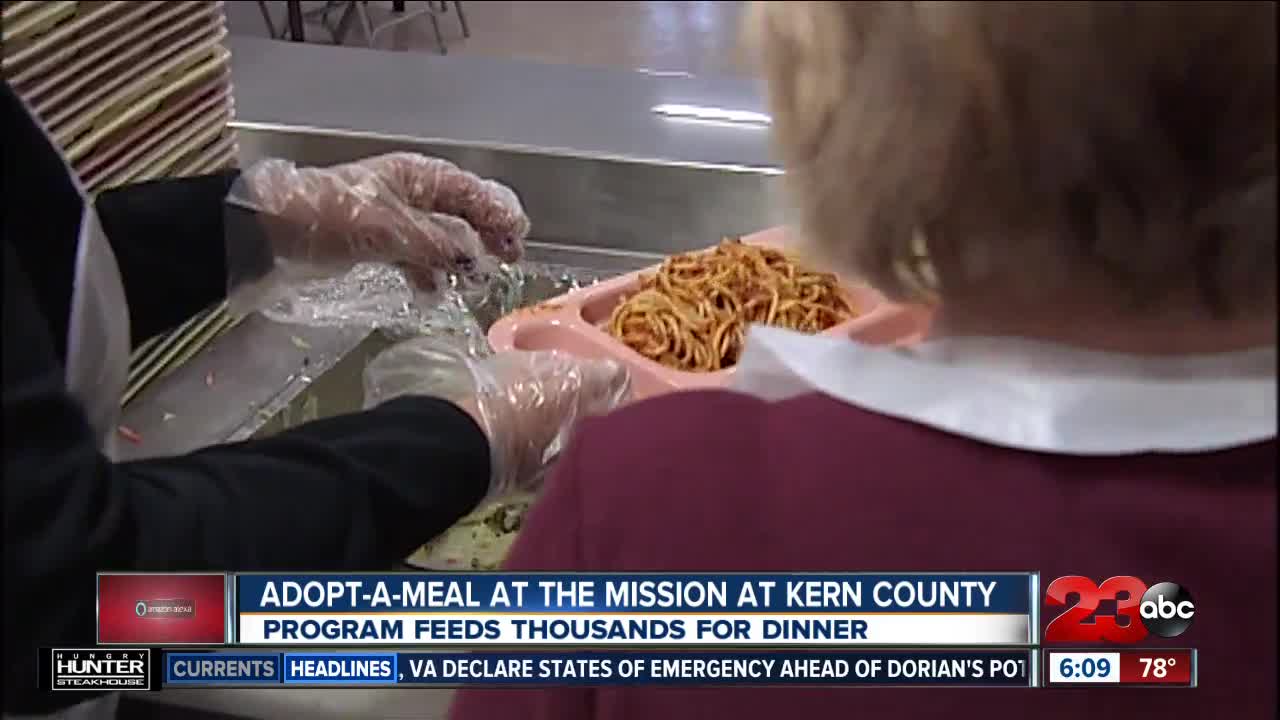 Help feed thousands of those in need with The Mission at Kern County's adopt-a-meal program