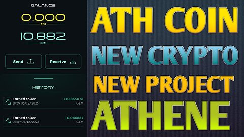 New mining Application.ATH coin mining free.Legit mining app of 2023.