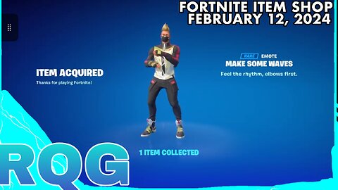 “NEW” MAKE SOME WAVES EMOTE! FORTNITE ITEM SHOP (February 12, 2024)