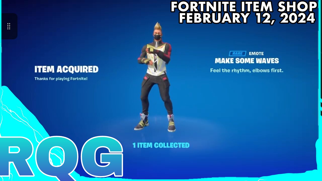 “NEW” MAKE SOME WAVES EMOTE! FORTNITE ITEM SHOP (February 12, 2024)