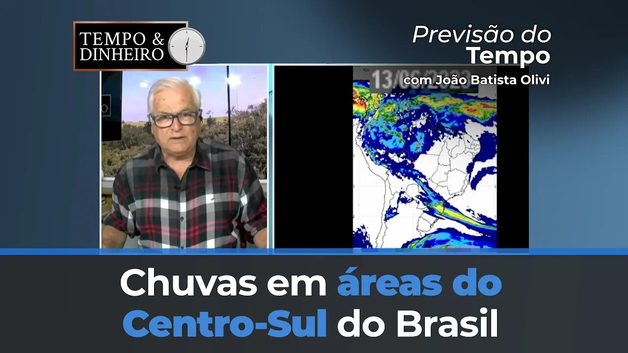 Previsão do tempo mostra chuvas em áreas do Centro-Sul do Brasil só na virada do mês
