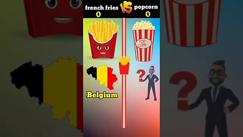 french fries Vs popcorn ❓|#shorts #viral #youtubeshorts #music