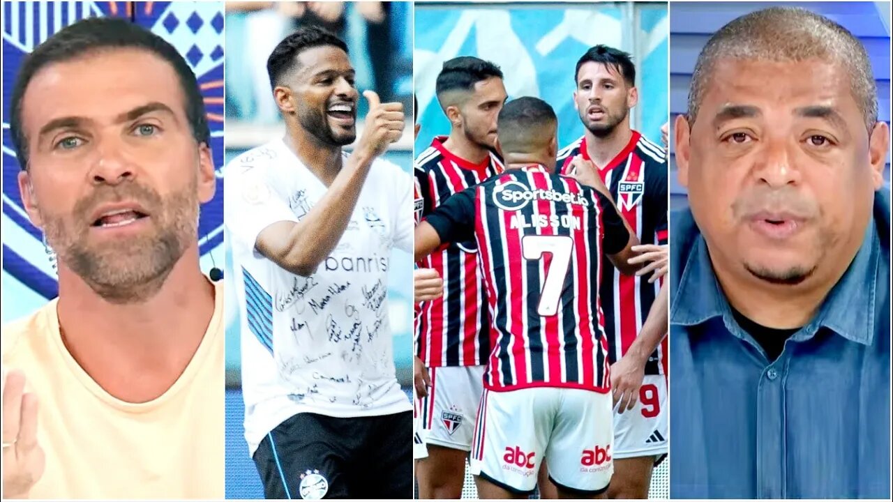 "ESSA É A REAL, cara! O São Paulo PERDEU pro Grêmio, mas é O TIME QUE..." OLHA esse DEBATE!