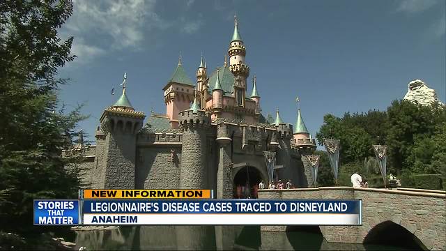 Legionnaire's disease cases traced to Disneyland