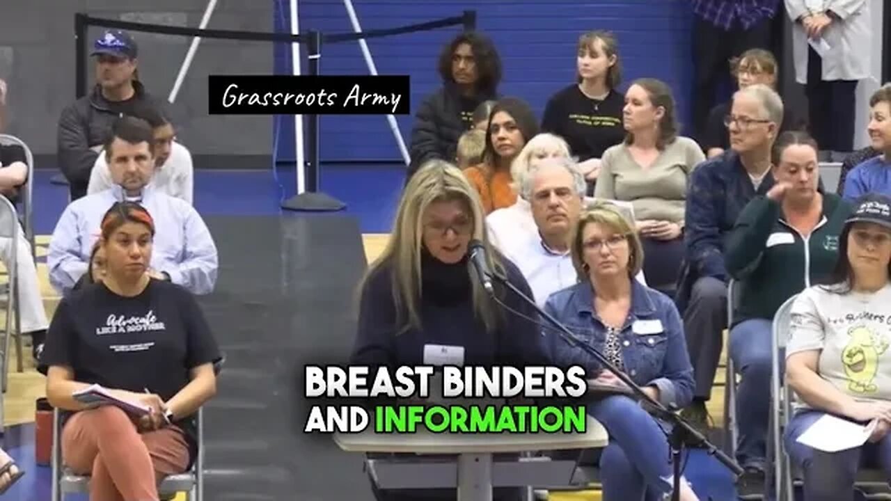 80 Year Old Grandmother CLOBBERS School Board For School Handing Out Breast Binders To Children