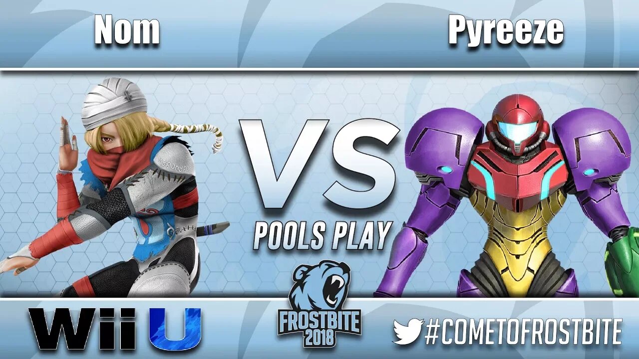 Nom (Sheik) vs. REC | Pyreeze (Samus) - Wii U Pools Play - Frostbite 2018