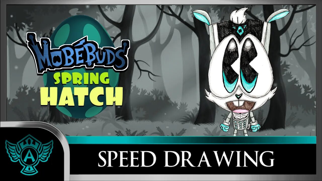 Speed Drawing: MobéBuds Spring Hatch - Airbunni | A.T. Andrei Thomas 2022