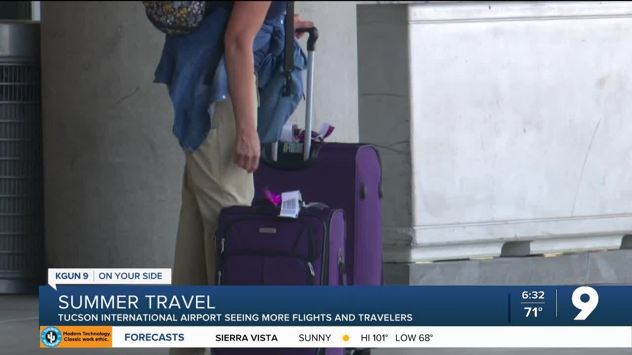 Tucson International Airport seeing more flights and travelers