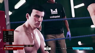 Undisputed Boxing Online Ranked Gameplay Joe Calzaghe vs Joe Calzaghe 3 (Chasing Platinum 1)