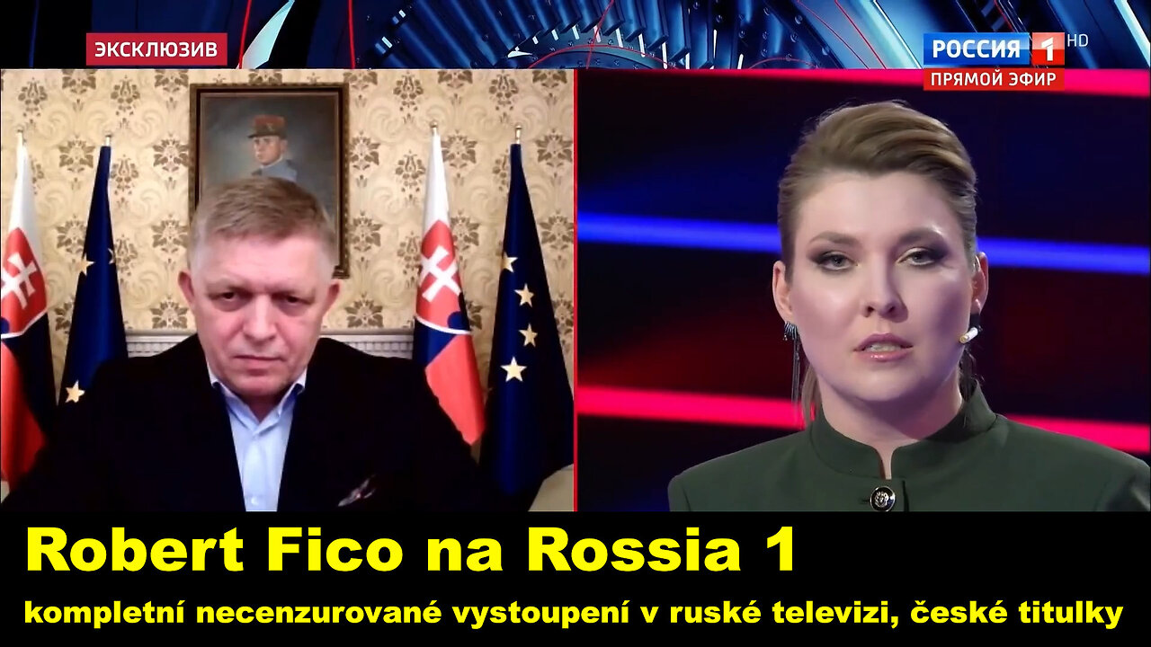 Premiér Robert FICO na ruské TV