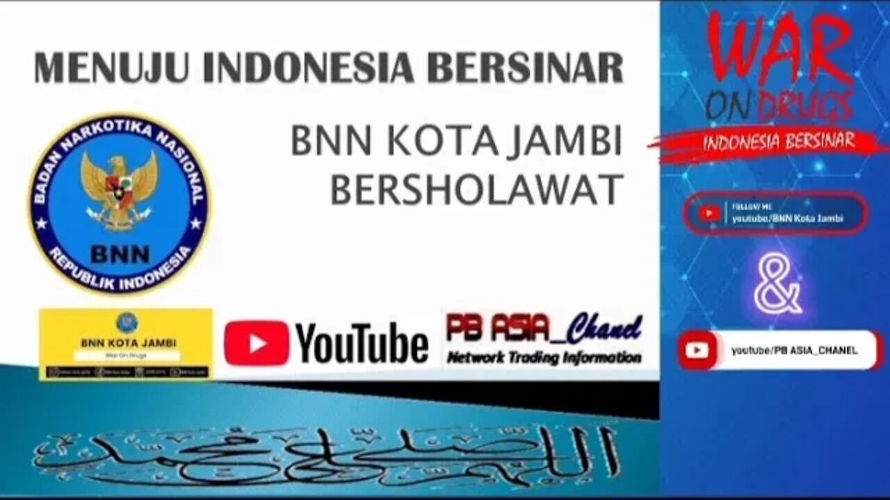 BNN KOTA JAMBI BERSHOLAWAT MENUJU INDONESIA BERSINAR