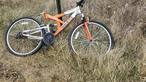 Something really weird is going on on my Bike Trail? I pray its just missing junk and not Kids