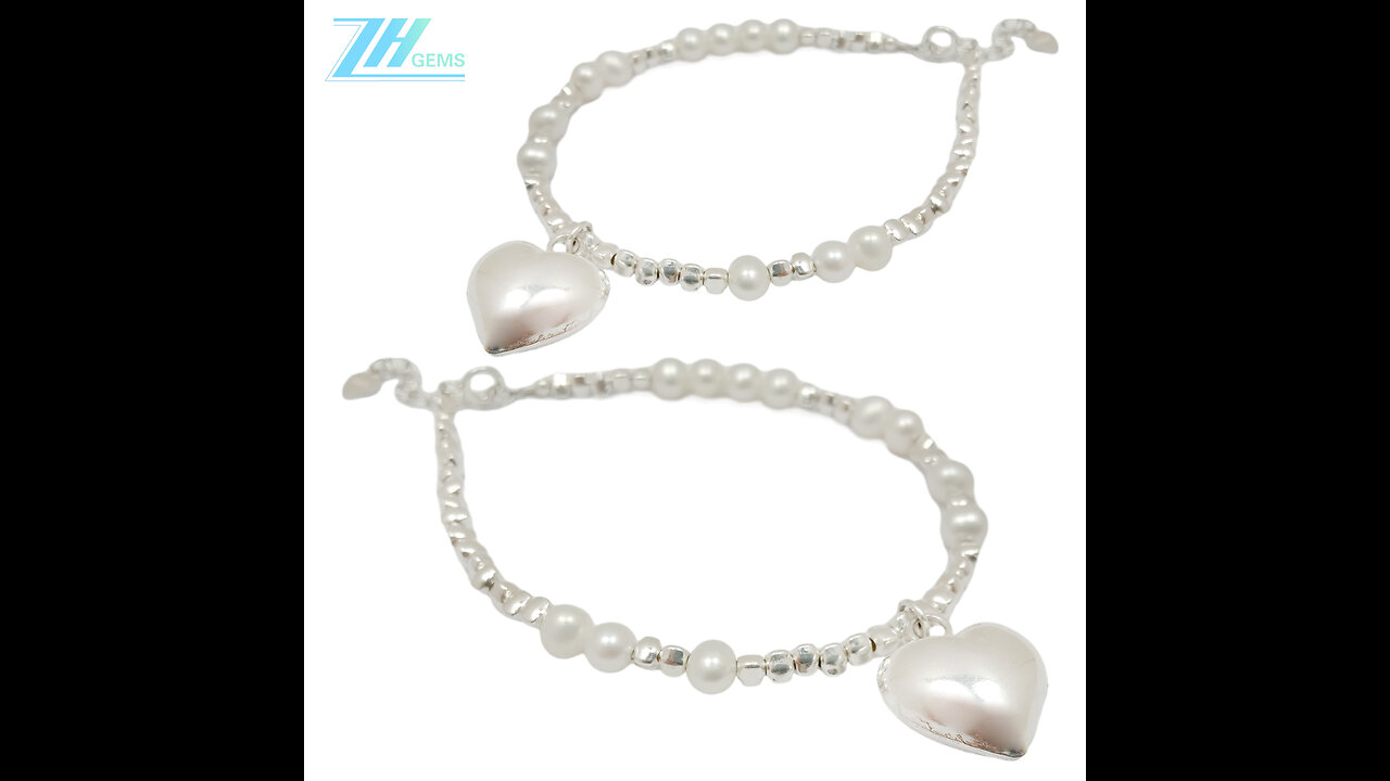 Natural Freshwater smooth beads Pearl Bracelet Tiny White Pearl Bracelet 925 Sterling Silver07