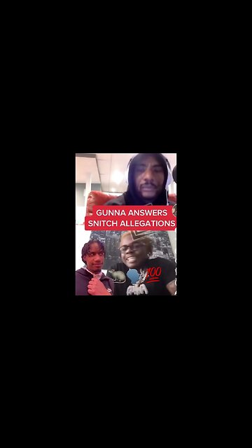 #gunna answer's the snitching 🐀allegations Gunna says he didn't snitch #shorts #ysl update