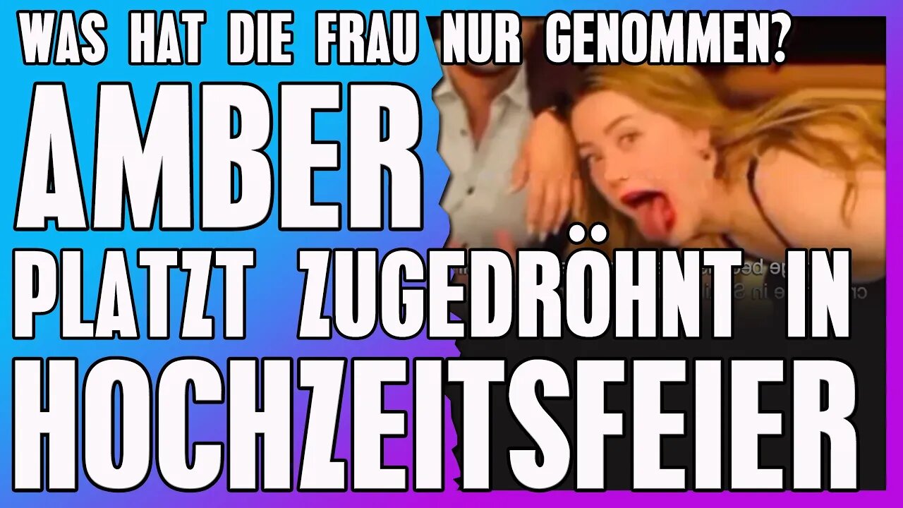 Amber Heard crasht Hochzeit und gibt sehr explizite Einblicke in ihre "Casting-Sessions" preis.