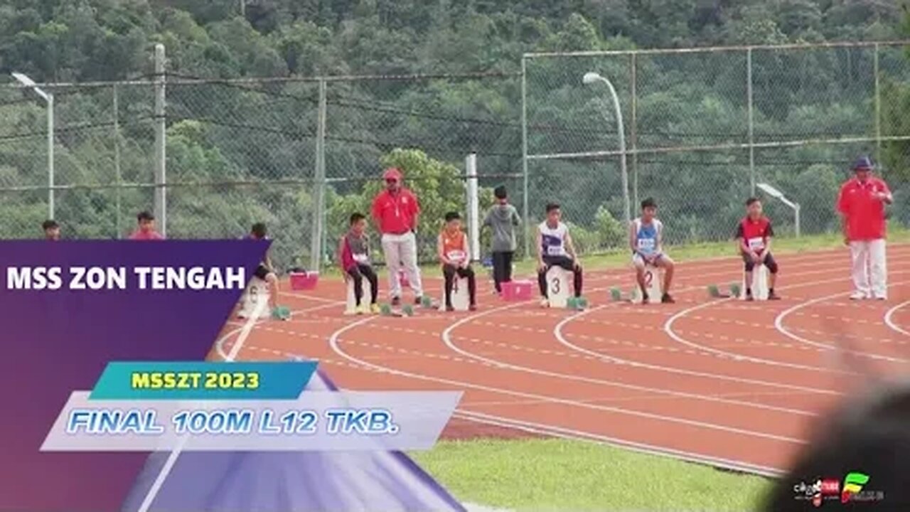 JOEL - Catat Rekod Baru!!!! 12.40s Dalam FINAL 100M L12 TKB MSS Zon Tengah 2023