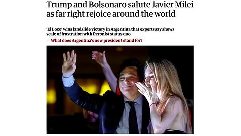 PAUL JOSEPH WATSON - HOW BASED IS JAVIER MILEI THE NEW PRESIDENT OF ARGENTINA ?