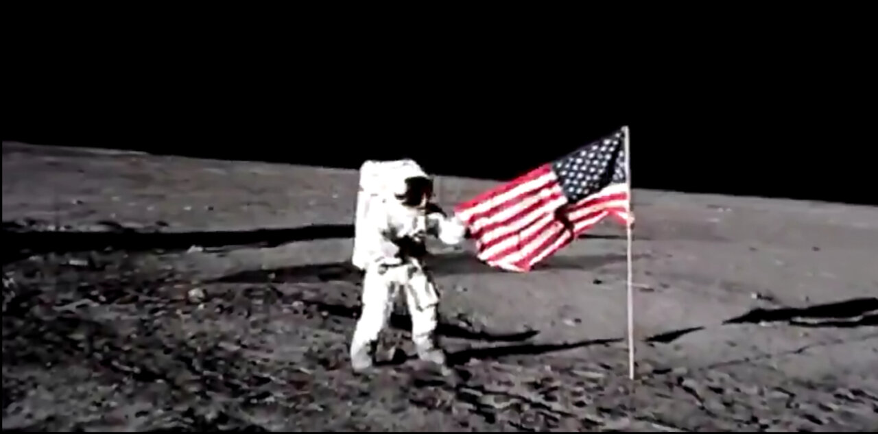 Nixon, Rumsfeld and Kissinger Fake Moon Landing