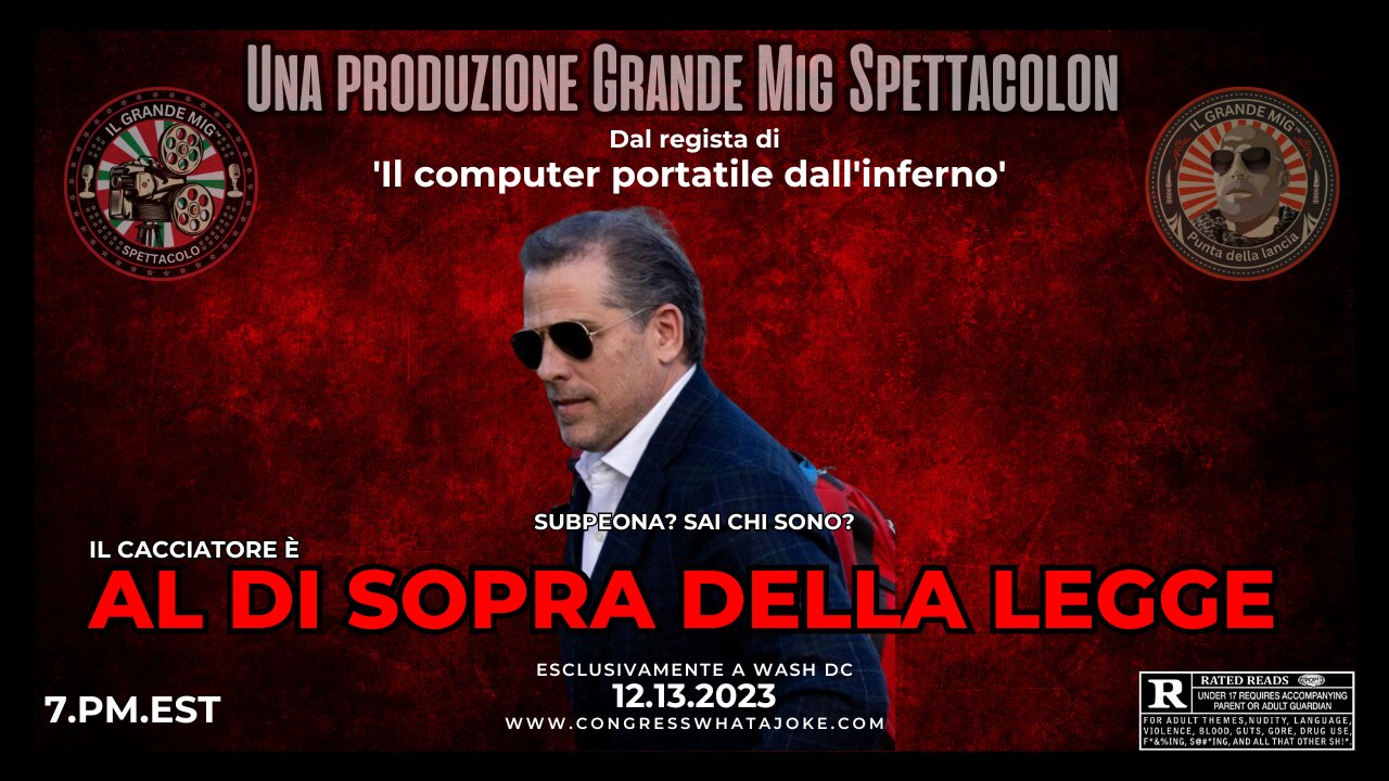 HUNTER BIDEN, 'AL DI SOPRA DELLA LEGGE' ORA NEI TEATRI |EP185
