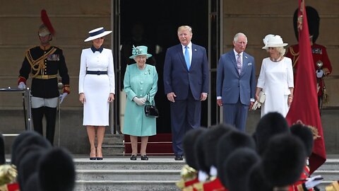 Trump Meets Queen At Buckingham Palace In Official State Visit To U.K.