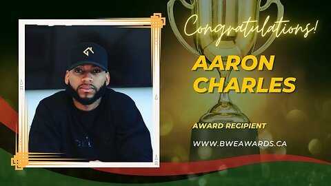 Discover additional information about Aaron Charles - Award Recipient of BWE Awards