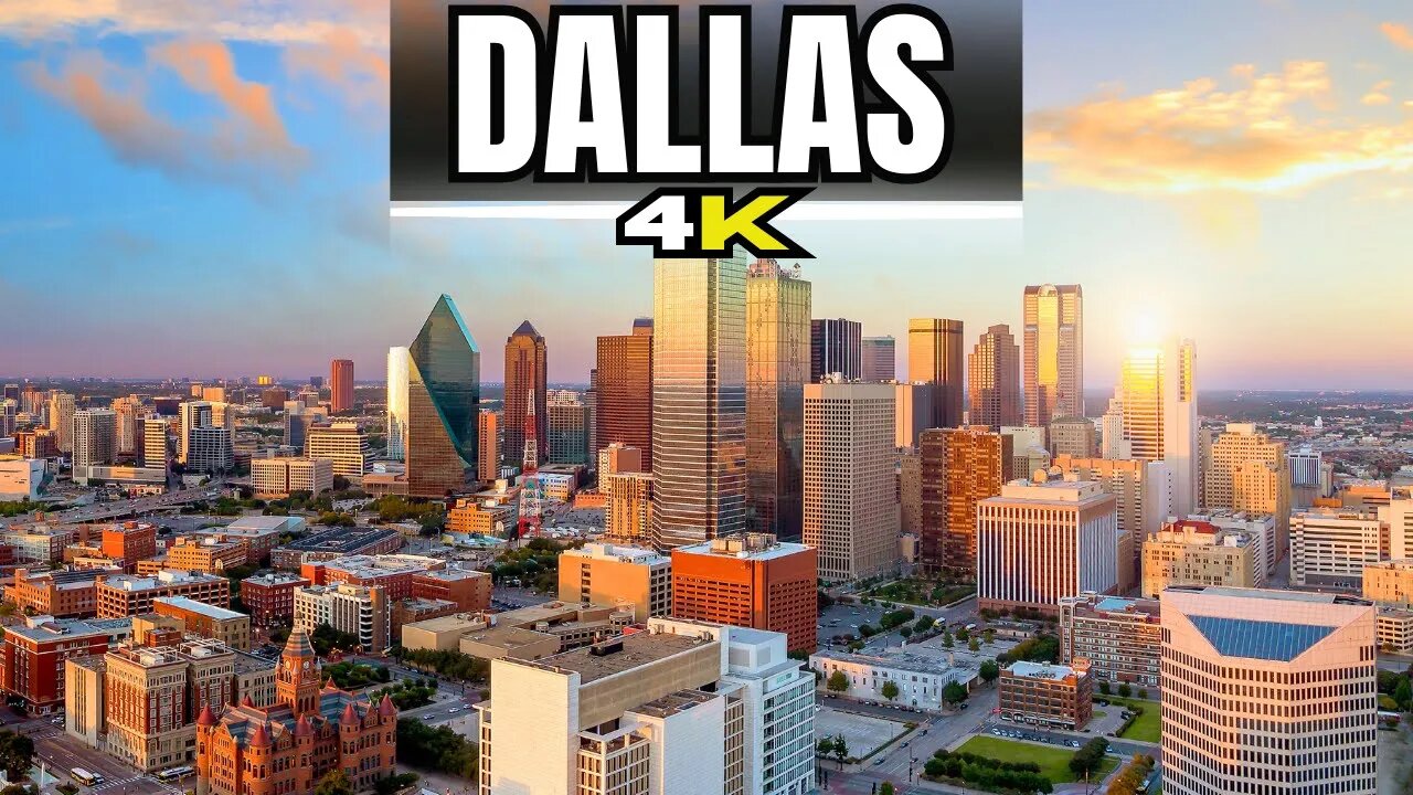 Dallas, Texas USA 🤠| Mesmerizing 4K Drone Flight