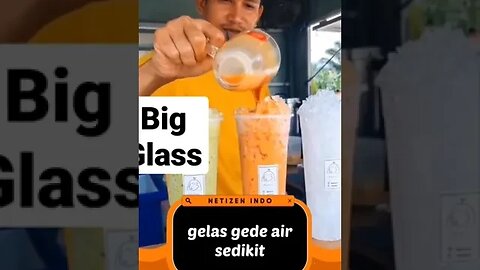 DRINK RIGHT NOW BIG GLASS 😋