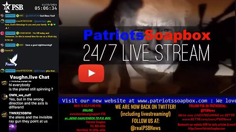 2024-11-23 05:00 EST - Patriots Rising: with Q Trooper & Majjik