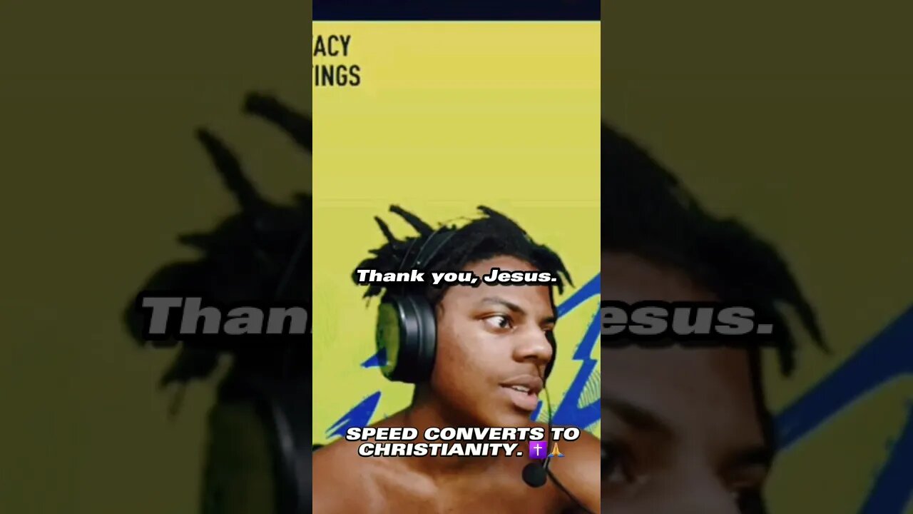 IShowSpeed CONVERTED TO CHRISTIANITY. ✝️❣ #shorts #viral