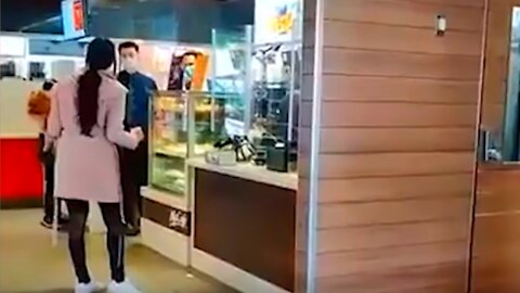 Woman Shouts At Everyone Before She Orders Her Coffee