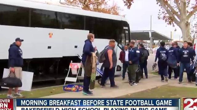 Locals provides breakfast for BHS football team before the big game
