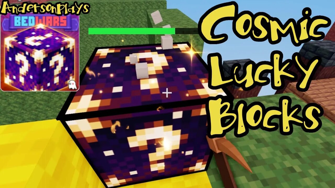 AndersonPlays Roblox BedWars 🌟 [LUCKY BLOCK!] Update - Cosmic Lucky Blocks