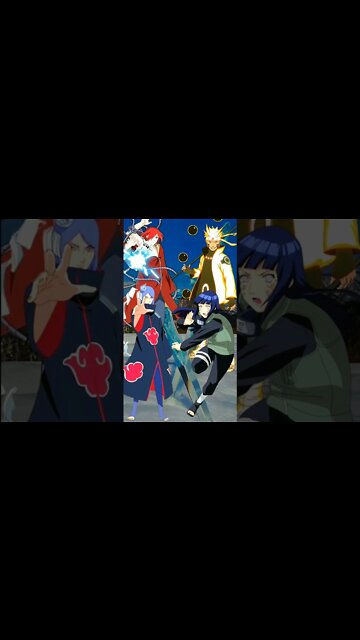 Naruto, Hinata Melawan Nagato, Konan - Siapa paling kuat.#shorts