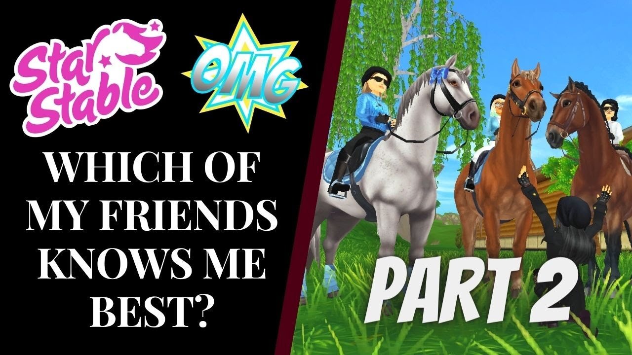 WHICH OF MY BEST FRIENDS KNOWS ME BEST?! Part Two Star Stable Quinn Ponylord