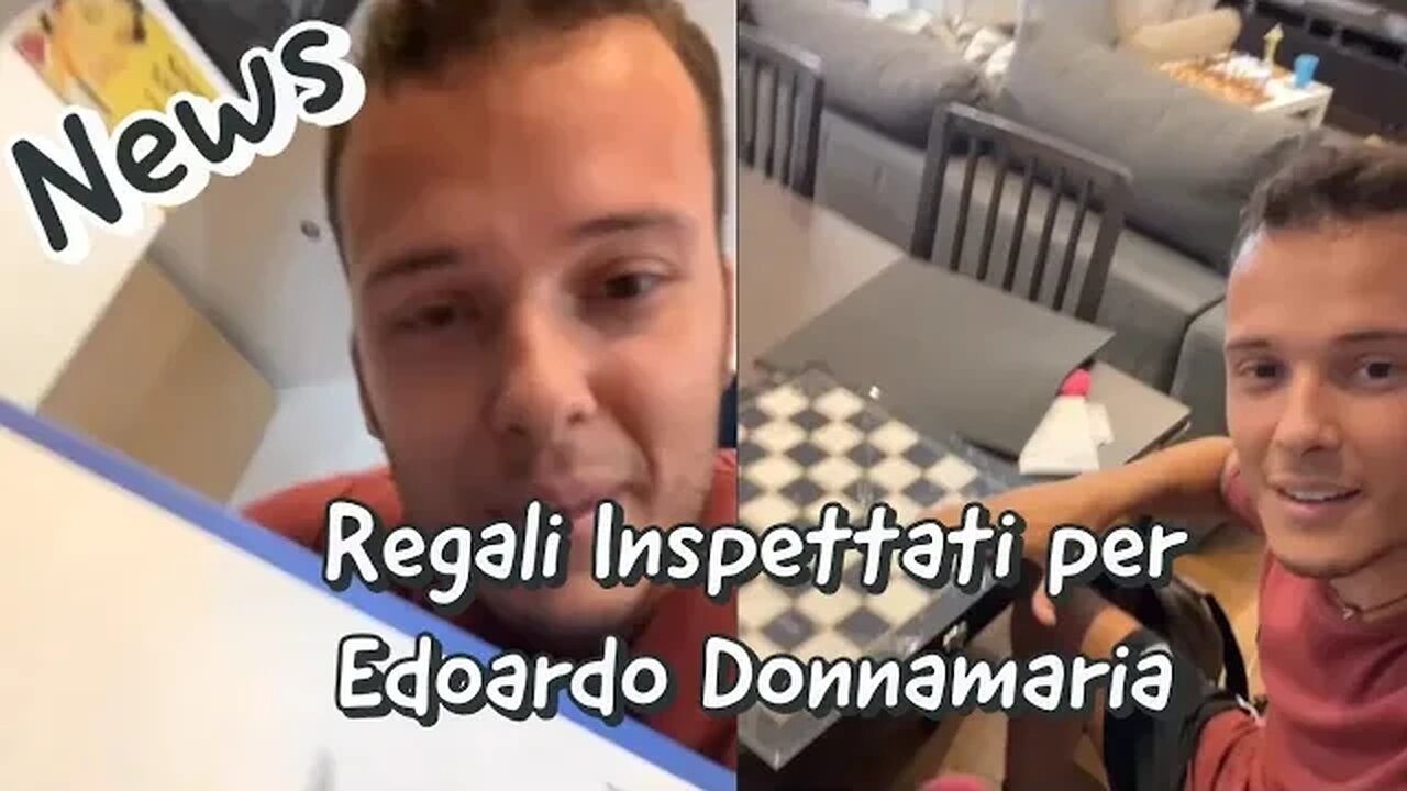 Regali Inaspettato per Edoardo DonnaMaria #drojette #news