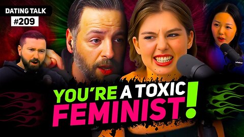 WOKE Bimbo Calls Men TOXIC Masculinity And Andrew Makes Her EAT Her Words