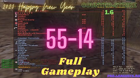 (55-14) Counter-Strike 1.6 2023 | Full Gameplay PC HD