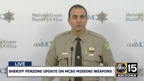 KNXV Paul Penzone MCSO gun press conference