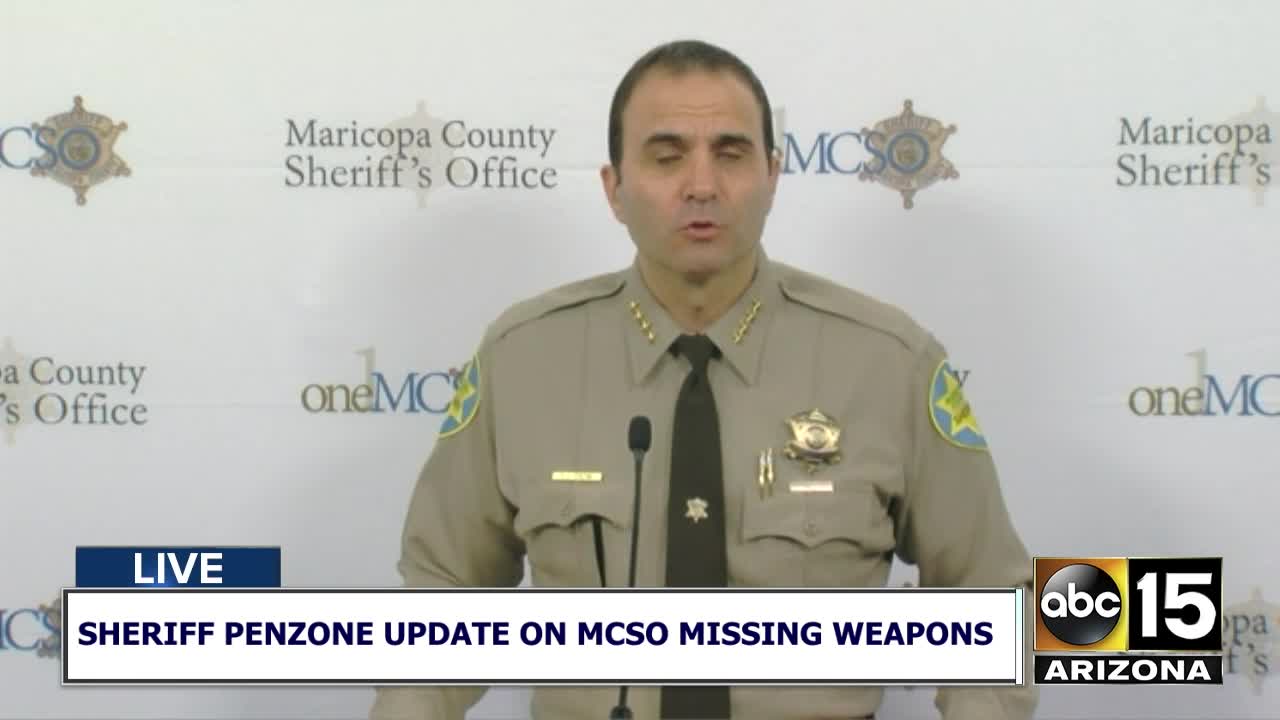 KNXV Paul Penzone MCSO gun press conference