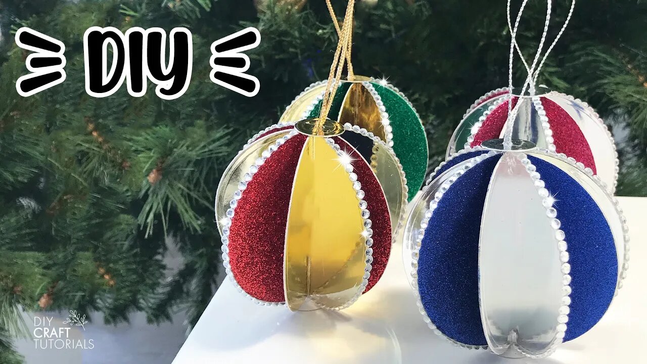 DIY CHRISTMAS ORNAMENTS | HANDMADE