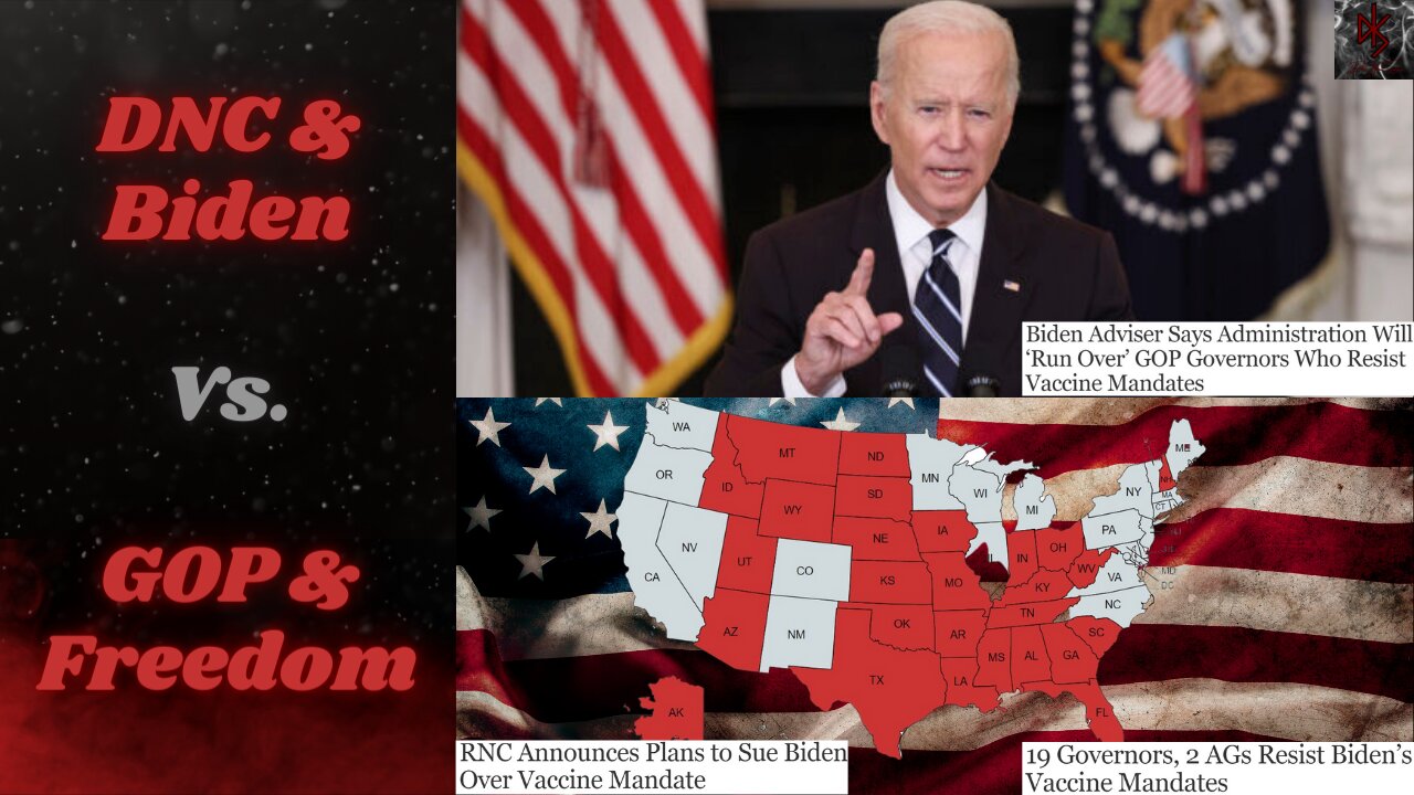 The Fallout of Biden's "War Against the Unvaccinated" Speech is Hot, 27 States Aren't Complying!