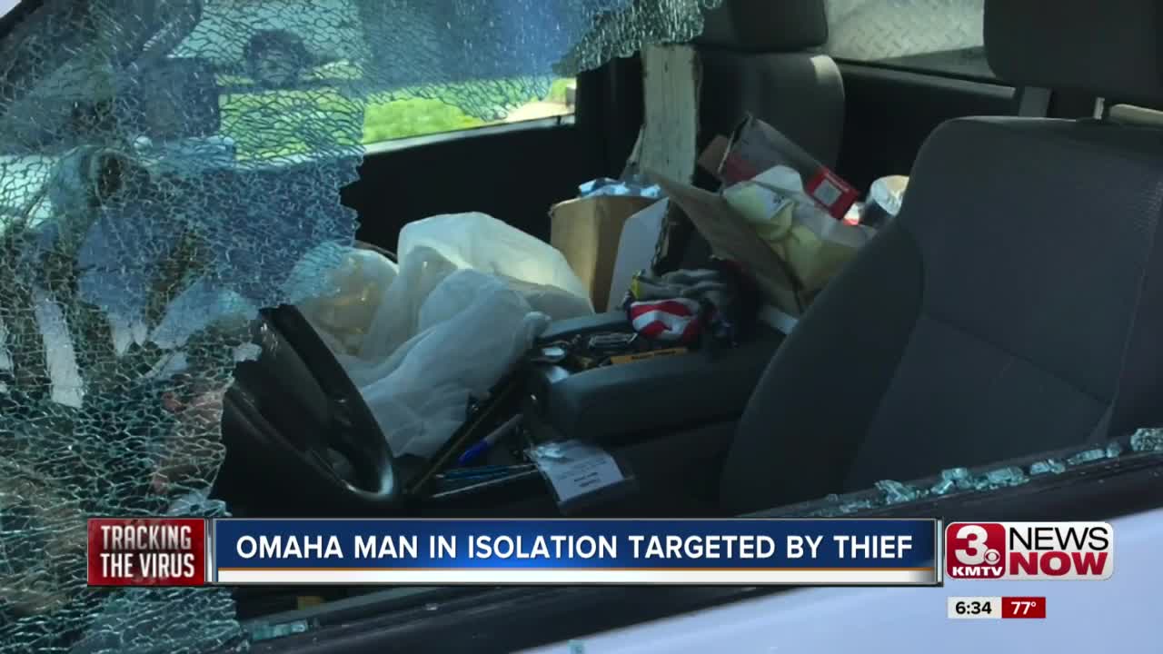 Omaha Man in Isolation Targeted by Thief