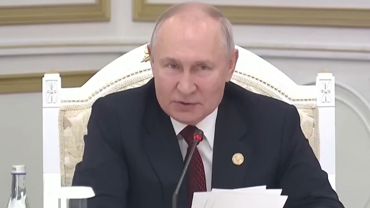 Vladimir Putin vyzval k vytvoření státu Palestina a varoval před obléháním pásma Gazy