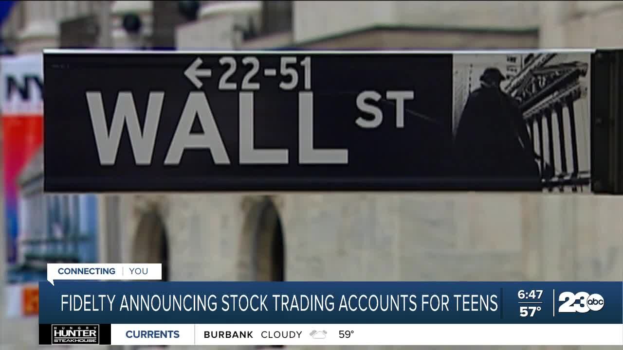 Fidelity announcing stock trading accounts for teens