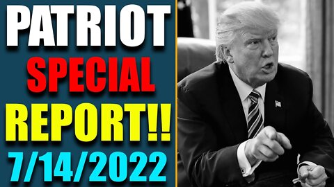 PATRIOT SPECIAL REPORT!! A DIRE WARNING ON POLITICAL JUST REVEALED - TRUMP NEWS