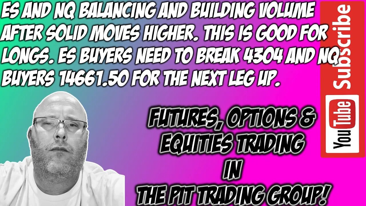 ES NQ Trade Plan - The Pit Futures Trading