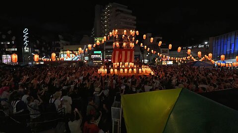 Tokyo Shimokitazawa during Obon festival 4K HDR