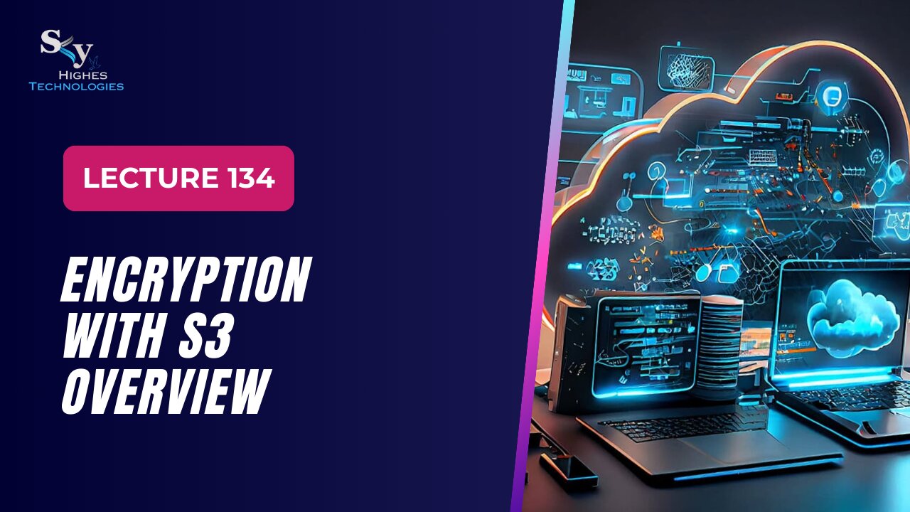 134. Encryption with S3 Overview | Skyhighes | Cloud Computing