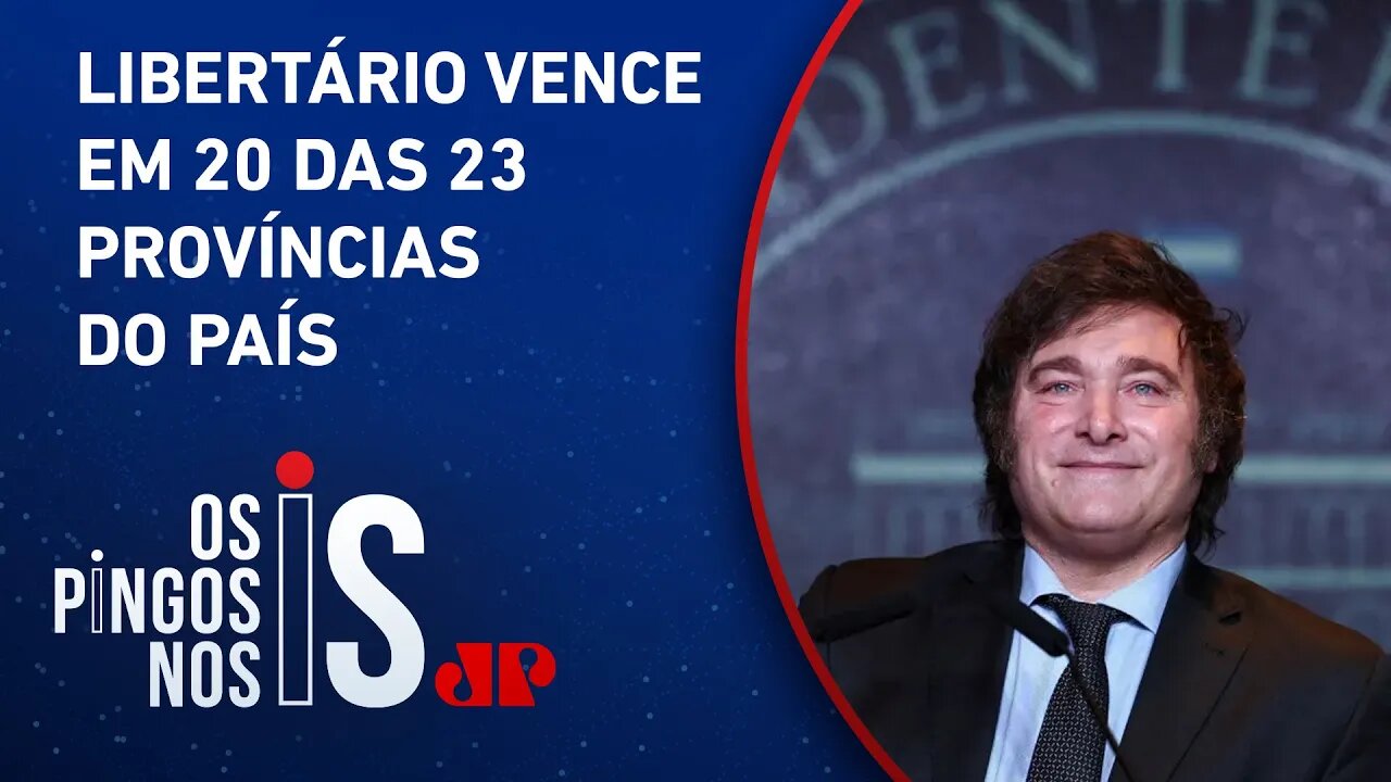 Milei é eleito presidente da Argentina com 55,7% dos votos