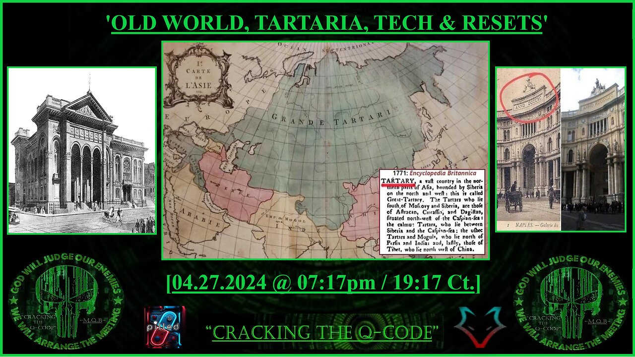 "CRACKING THE Q-CODE" - 'OLD WORLD, TARTARIA, TECH & RESETS'